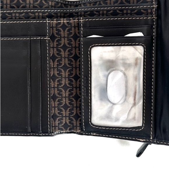 FOSSIL MONOGRAM CANVAS LEATHER CROSSBODY/SHOULDER TRAVEL BAG W/MATCHING WALLET - Picture 15 of 16